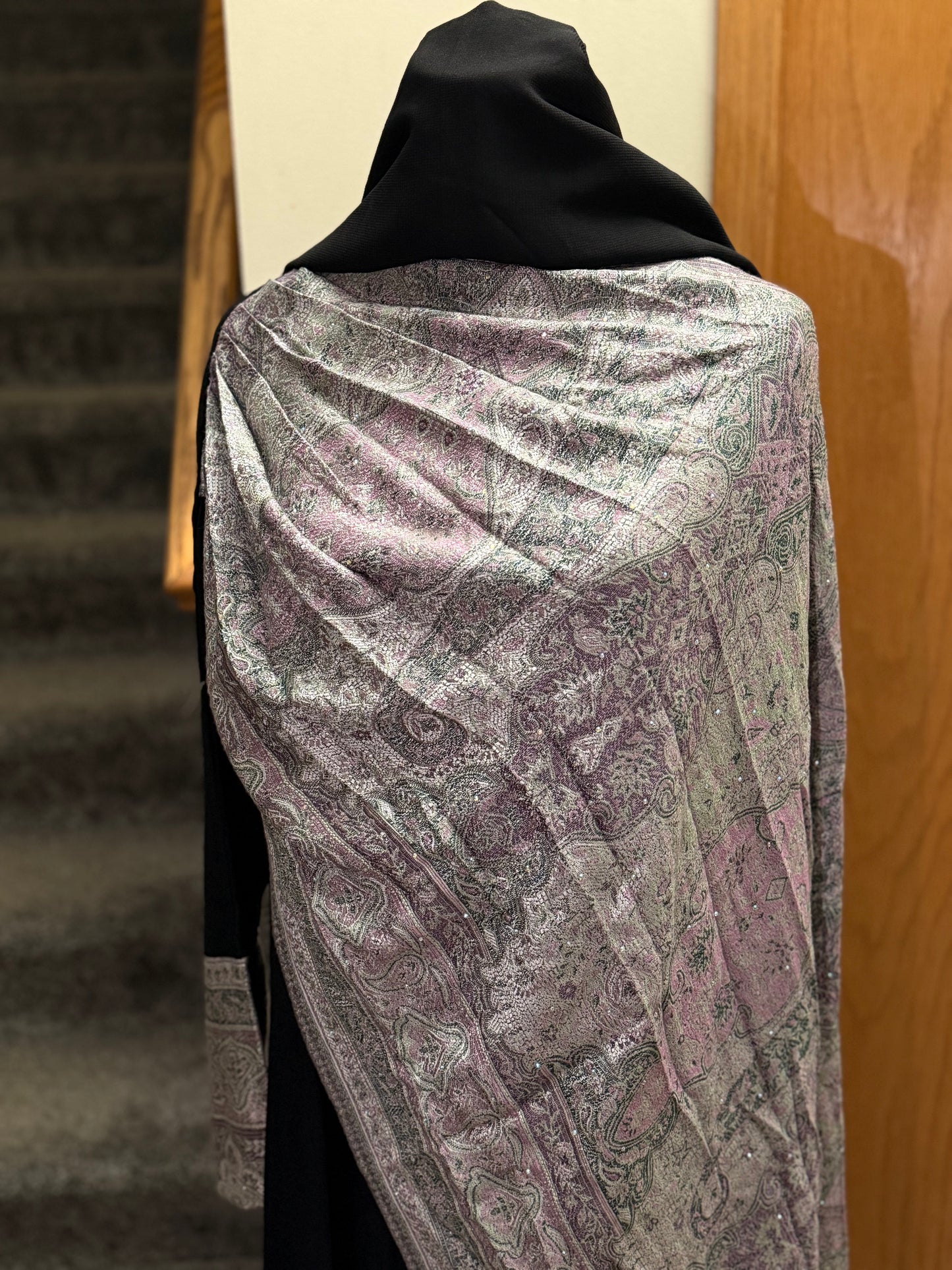 Midnight Pashmina Abaya