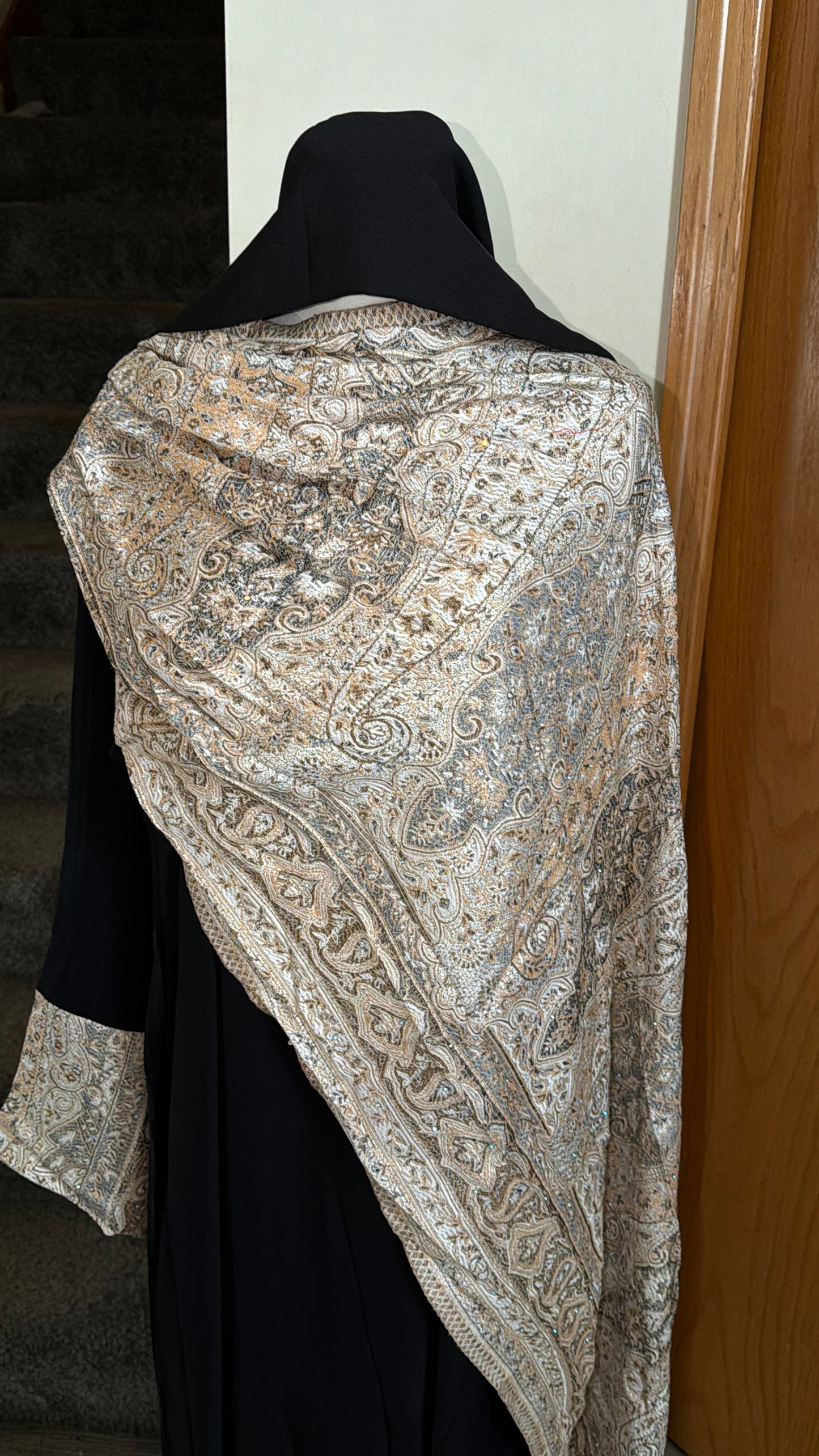 Midnight Pashmina Abaya