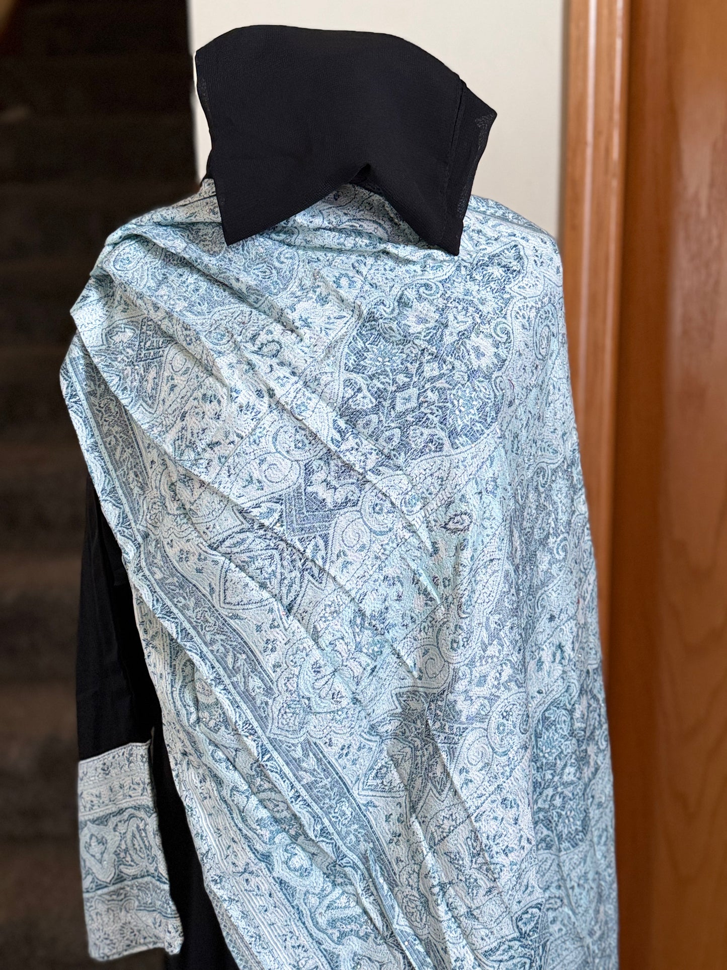 Midnight Pashmina Abaya
