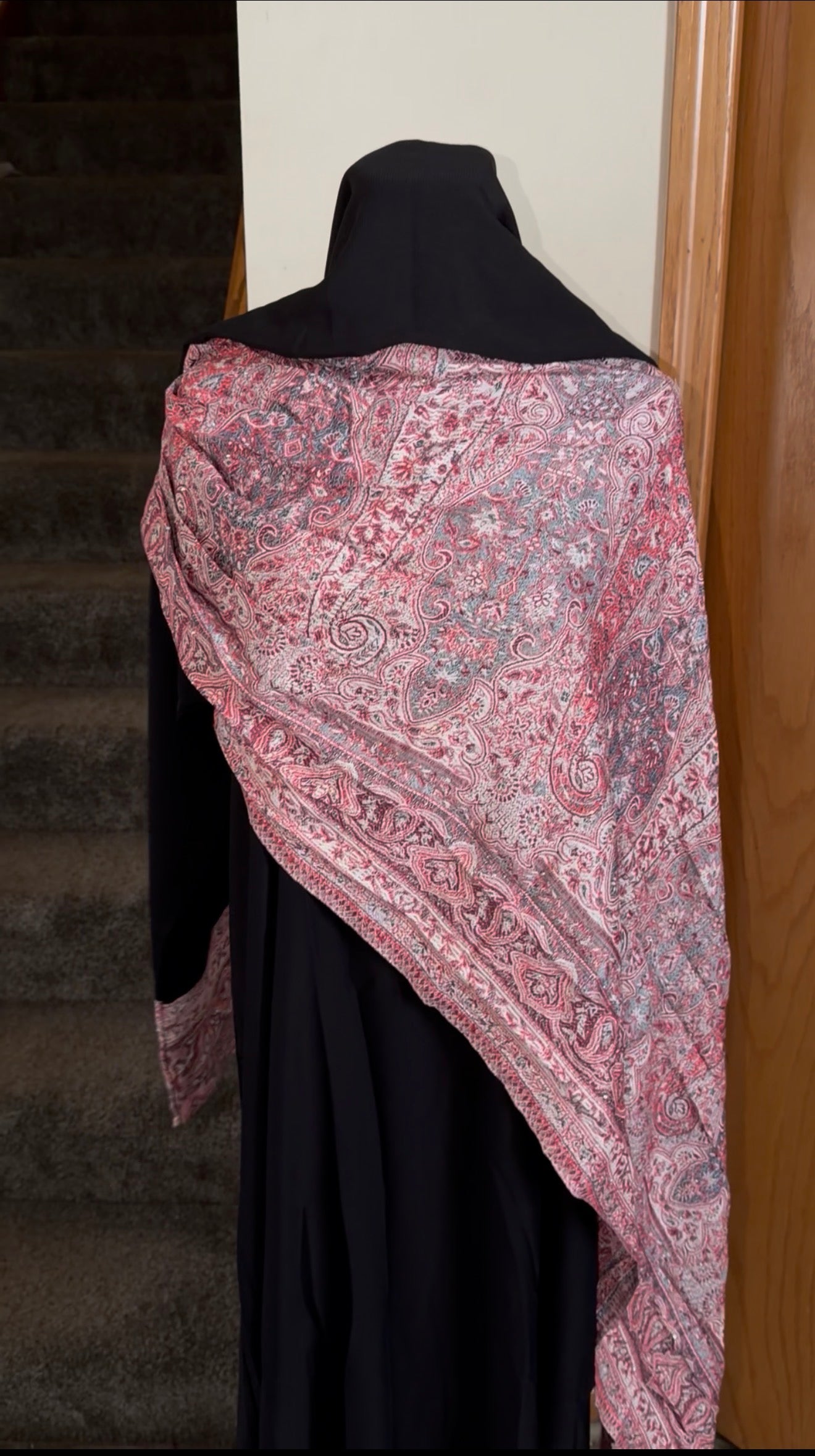 Midnight Pashmina Abaya