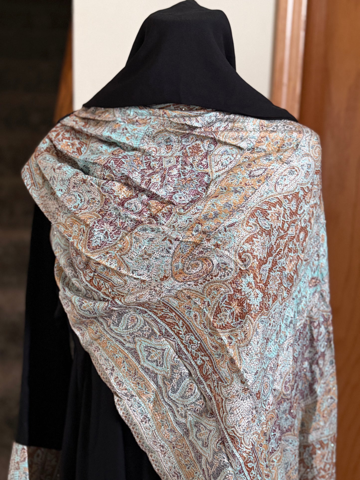 Midnight Pashmina Abaya