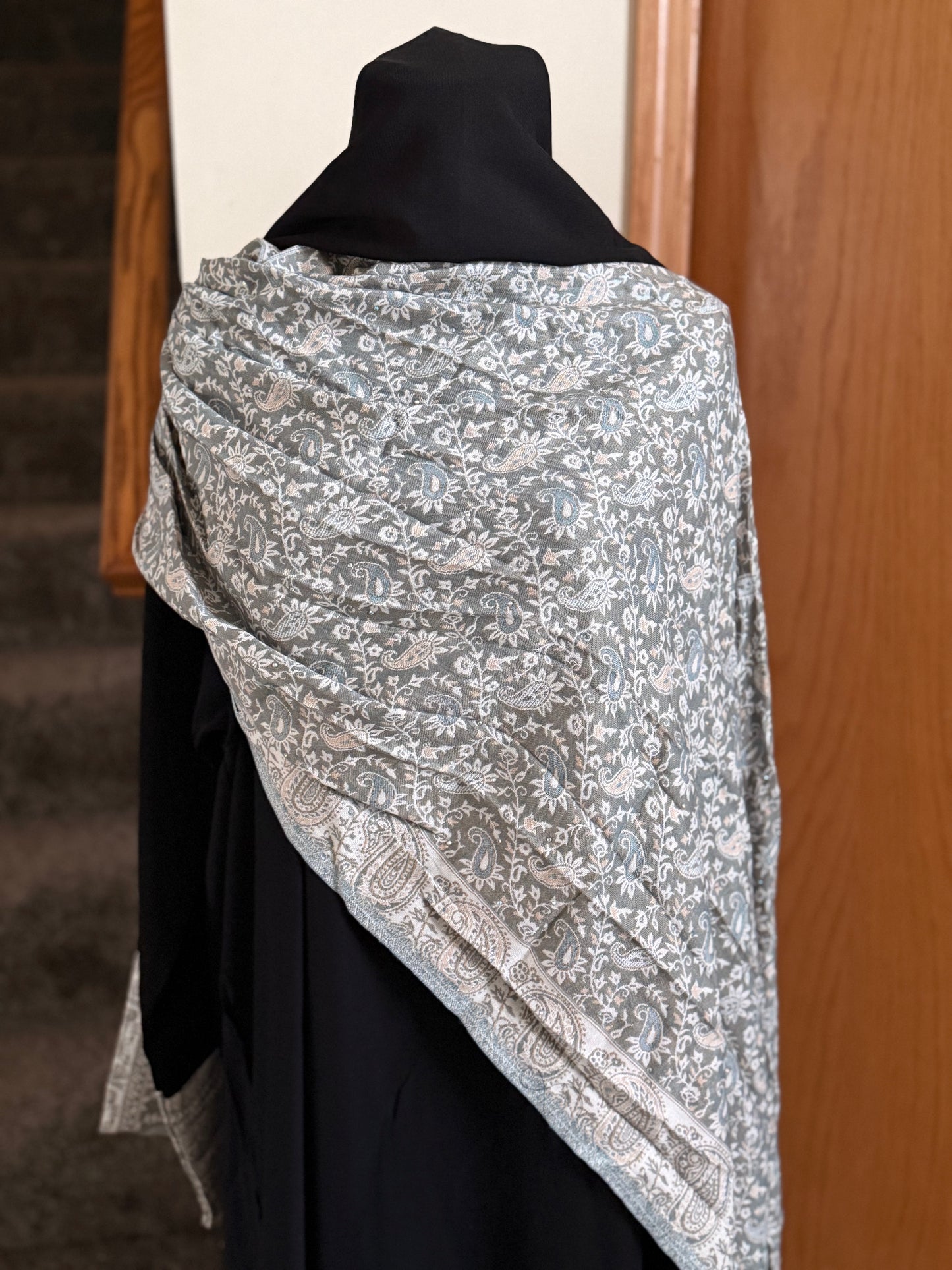 Midnight Pashmina Abaya
